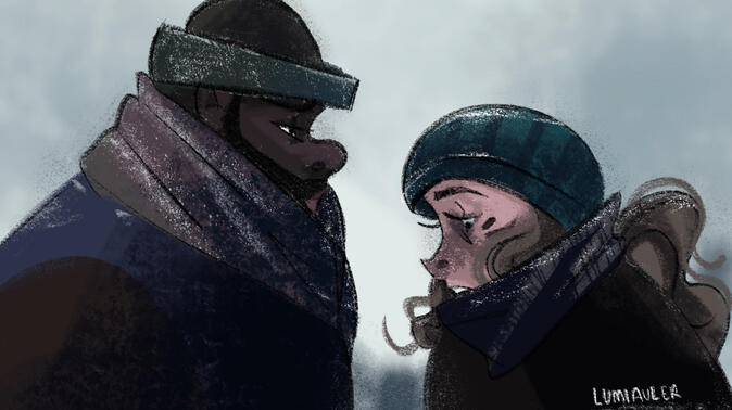 The mountain between us